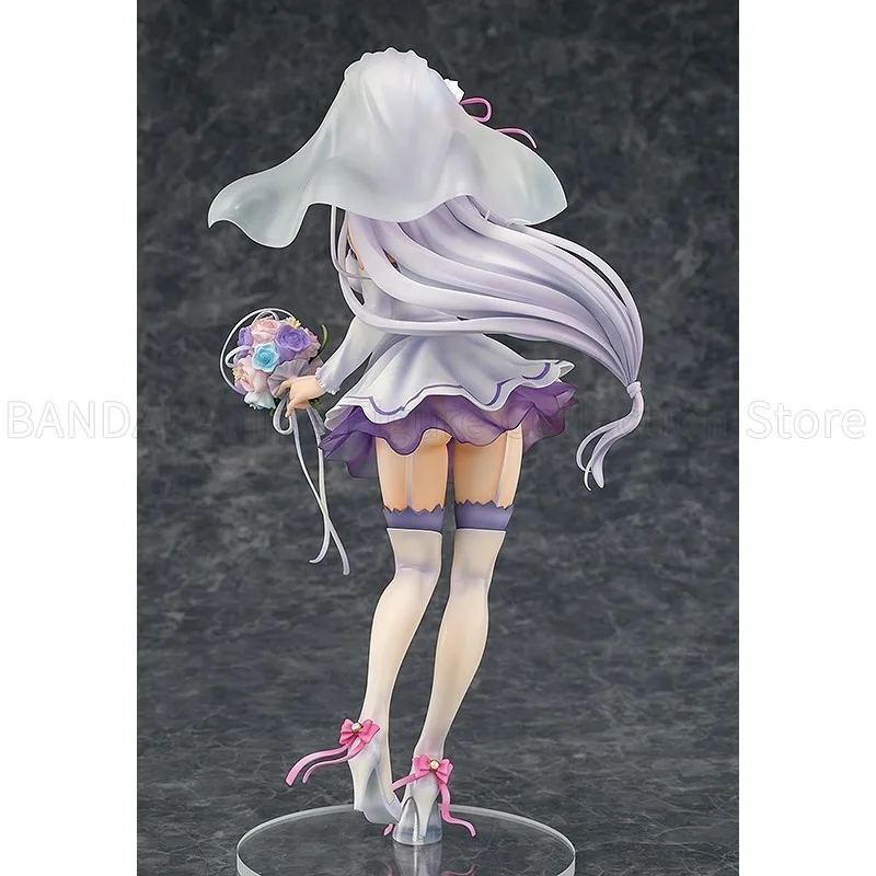¡En stock Phat original! GSC Re: ZERO - Inicio de la vida en otro mundo - Emilia Vestido de novia Ver Modelo Juguetes Colección de regalos