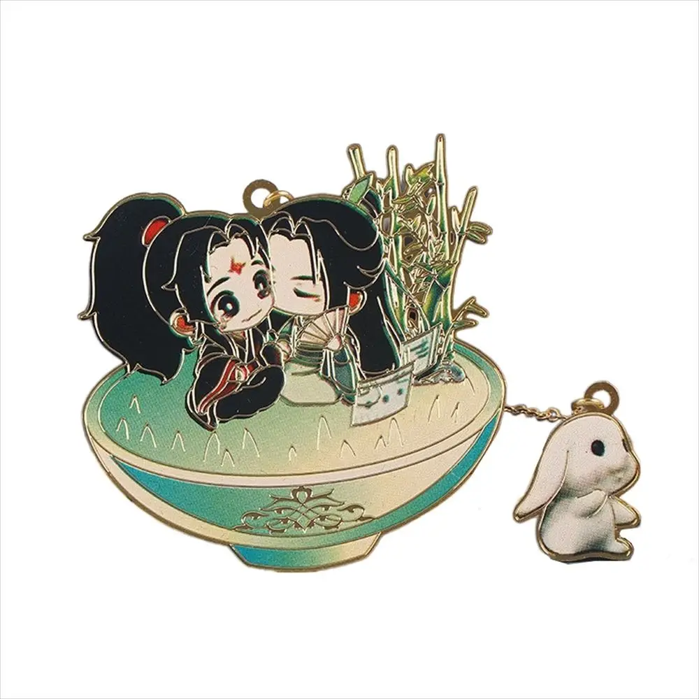 

Stationery Students Mo Dao Zu Shi Demonic Cultivation Wei Wuxian Paper Cilp Metal Bookmark Bookmark Hollowing Bookmark