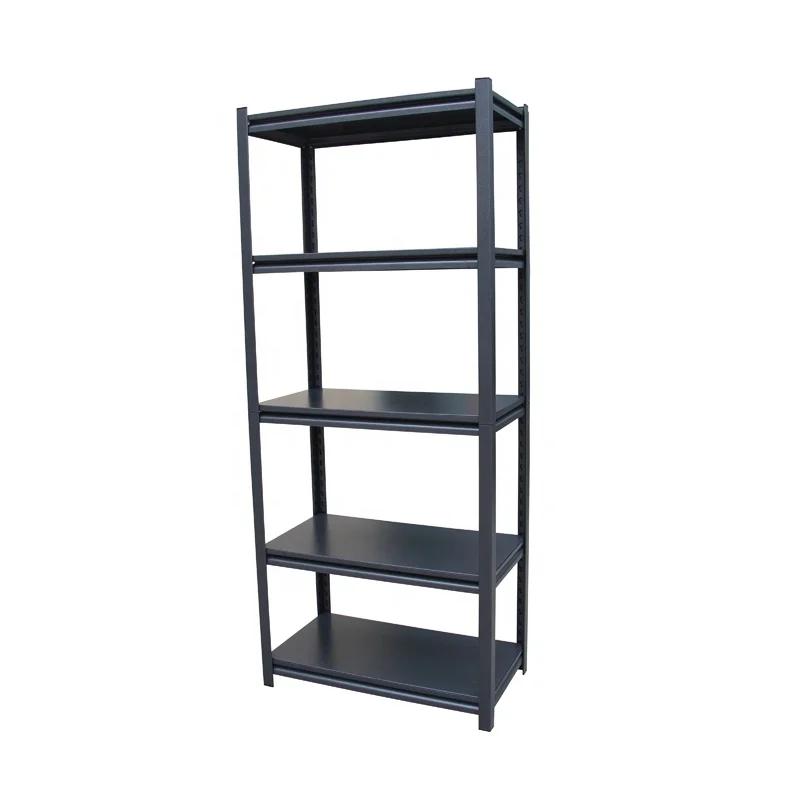 #￥Wholesale Easy Assemble 5-Layer Boltless Steel Storage Shelves with Light Duty Display Stand for Supermarket & Garage