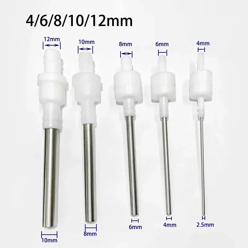 Filling Machine Discharge Nozzle Anti Drip Extension Joint Plastic Check Valve 4mm 6mm 8mm 10mm 12mm