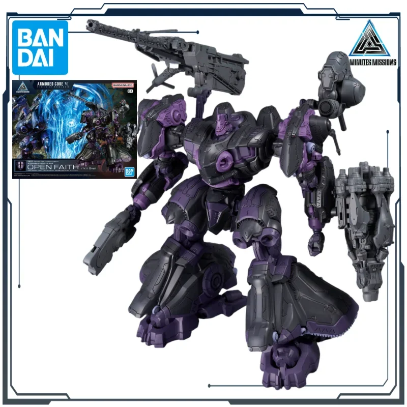 

Bandai Original 30MM ARMORED CORE VI FIRES OF RUBICON ARQUEBUS ADD VE-40A OPEN FAITH Assembly Model Collectible Gifts for Boys