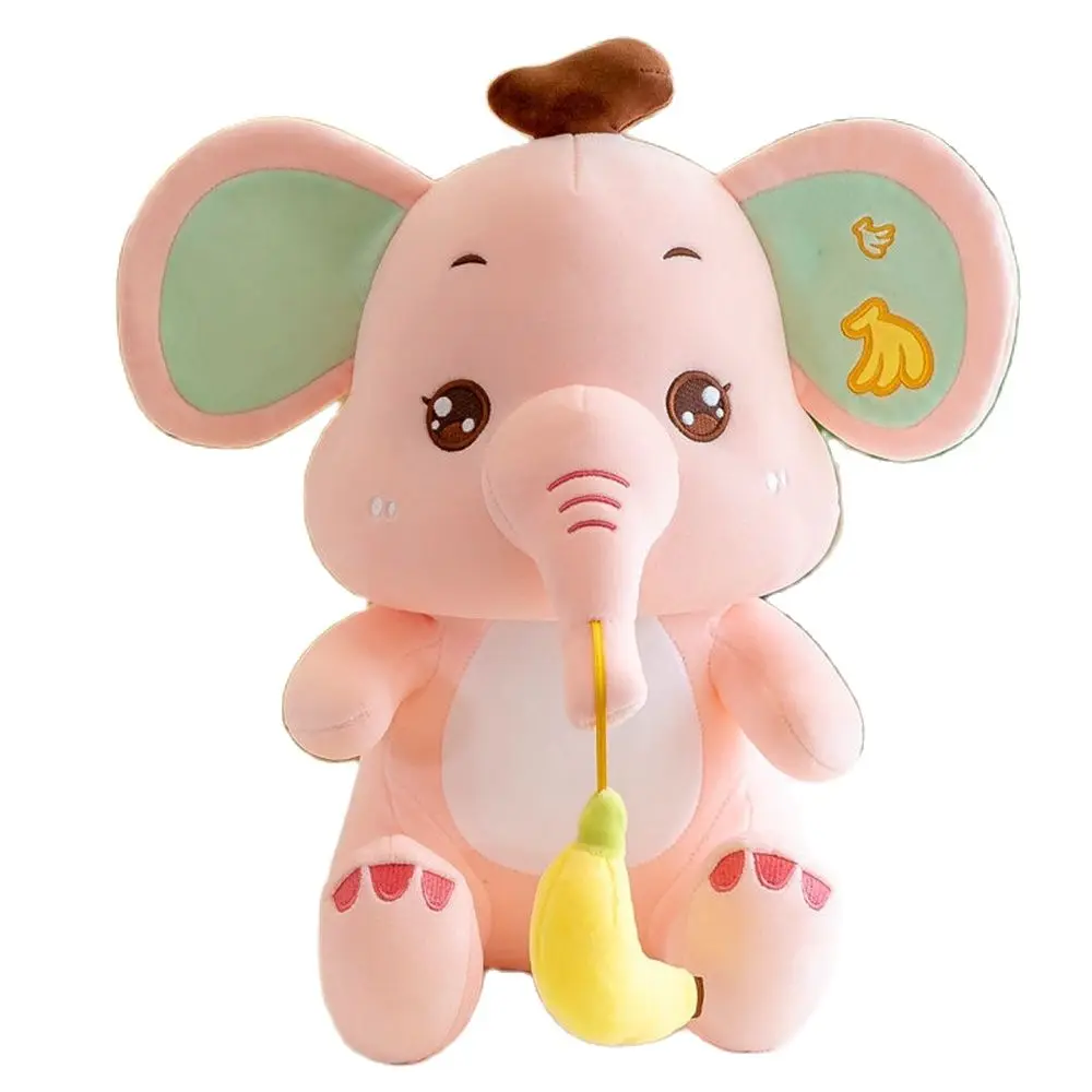 27CM Banana Elephant Plush Toy Nose Hanging Banana Cute Multi-Color Creative New Fit Play Send Children's Birthday Gift