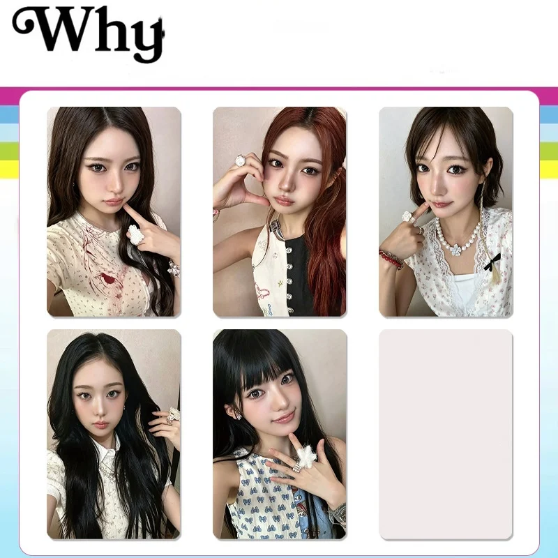 Leesol Sui Character Props WhyKiiiKiii Glossy Photocard 5Pcs/Set High Quality Double Sides Printing LOMO Card Haum Jiyu Kya Gift
