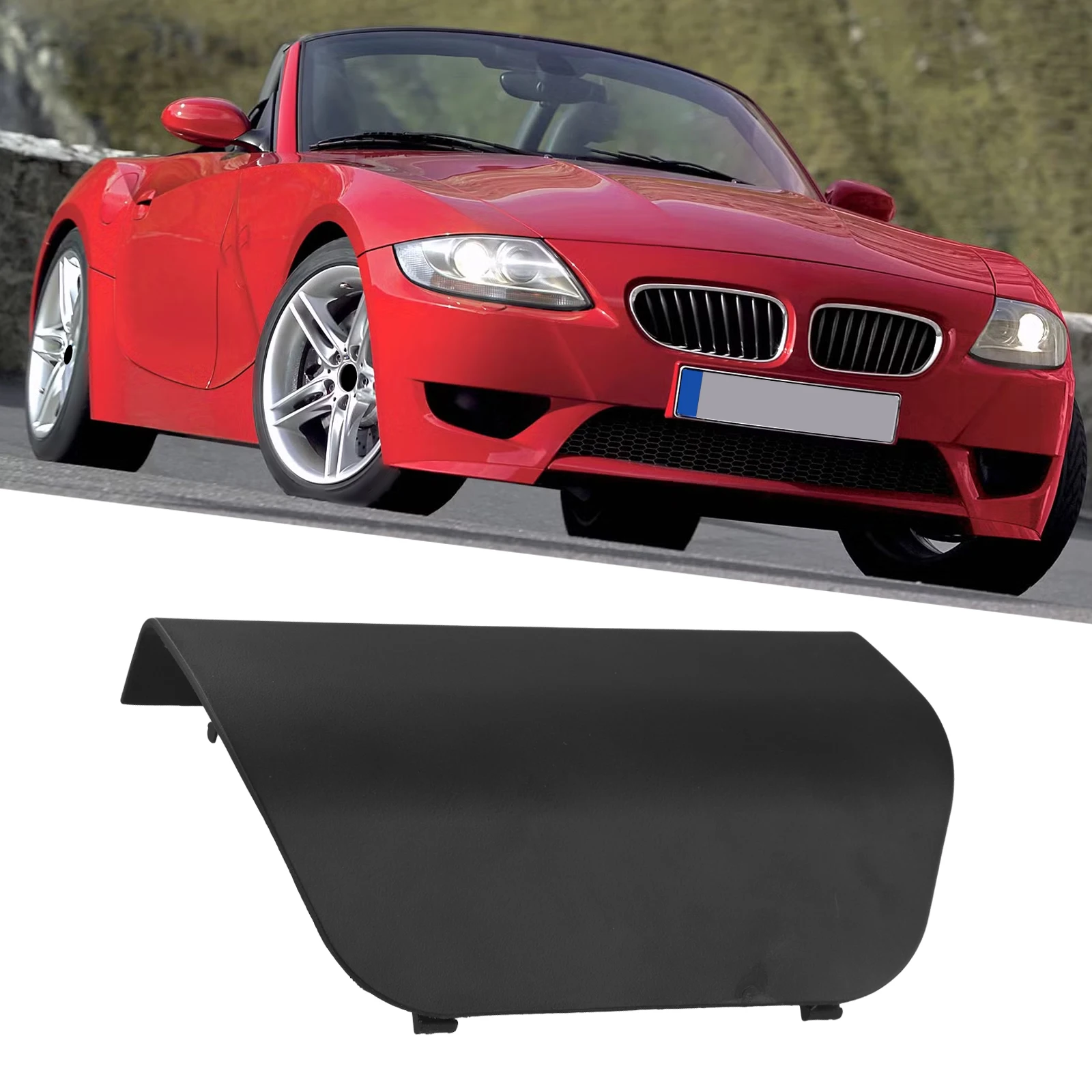 Car Upper Center Windshield Frame Cover For BMW For Z4 For E85 2003-2008, Black ABS Plastic Replacement Part OEM 54347016892 view 5