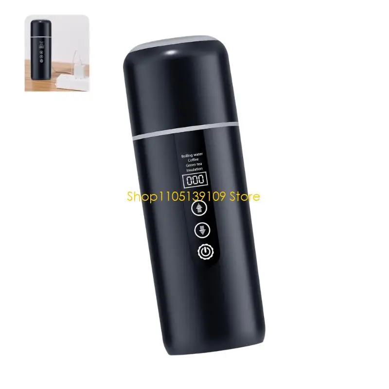 إبريق قهوة كهربائي رقيق بسعة 500 مل، كوب تسخين يعمل بالدفع عبر USB لترك كوب Tisane #4