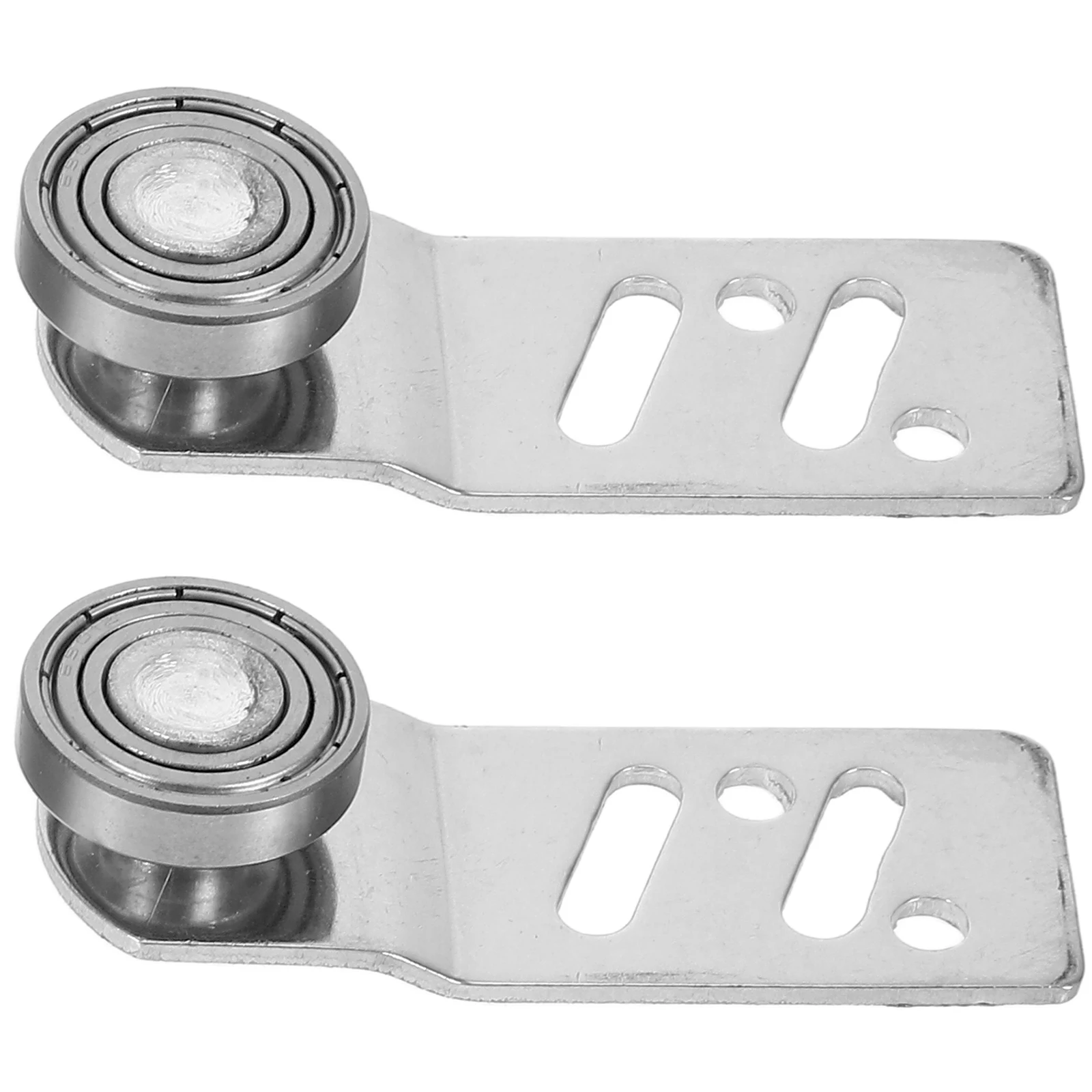 

1 Pair 23Mm Stainless Steel Sliding Door Pulley: Noise-Reducing Heavy-Duty Cabinet Wardrobe Hardware Smooth Rolling
