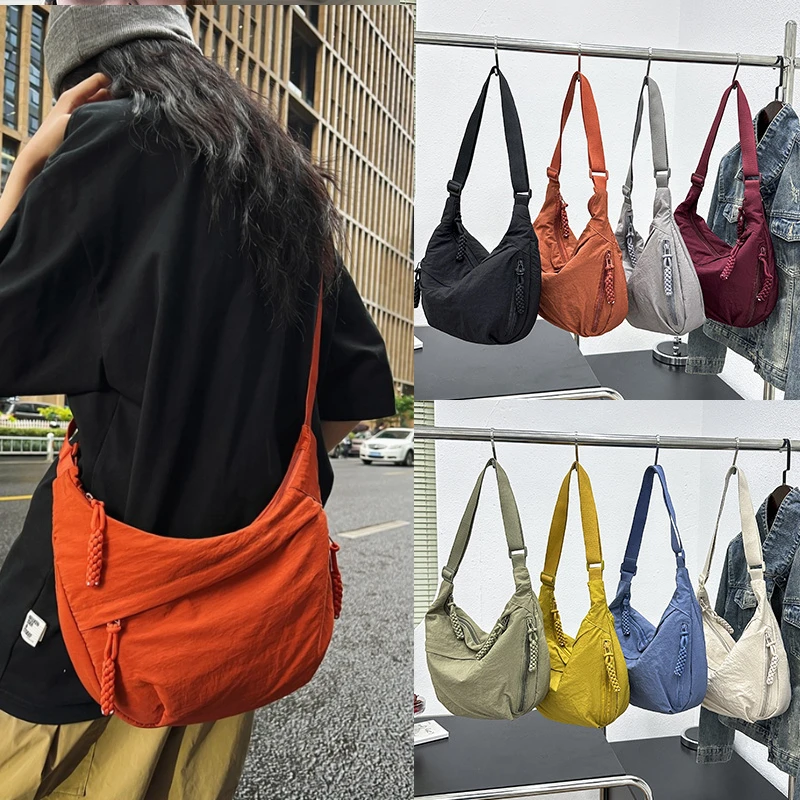 Nylon Shoulder Bag New High Capacity Women's Crossbody Messenger Bag Leisure Versatile purses and handbags Totes Hobos Bag