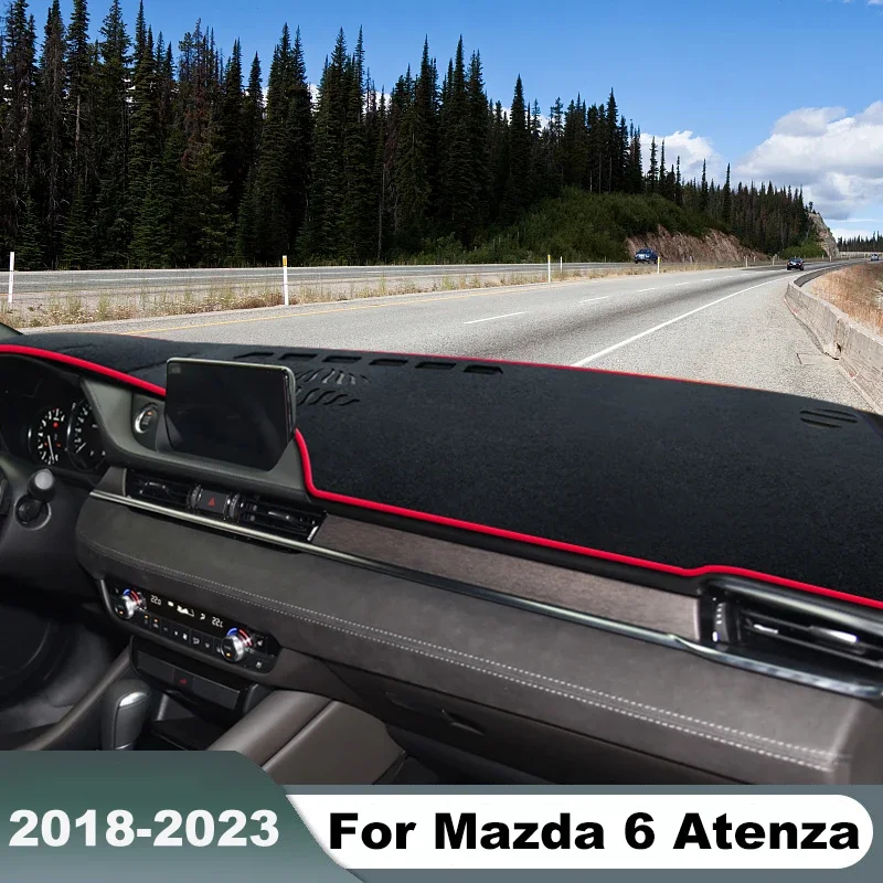 car accessories For Mazda 6 Gl Atenza 2018 - 2021 2022 2023 Dashboard Cover Mat Dash Board Sun Shade Pad Non-slip Mats Adornment