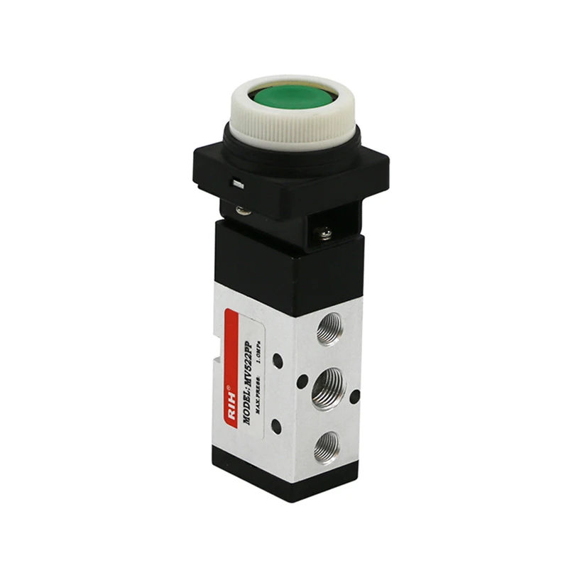 MV522 series MV522PP G1/4 two position five way air control pneumatic valve air mechanical valve