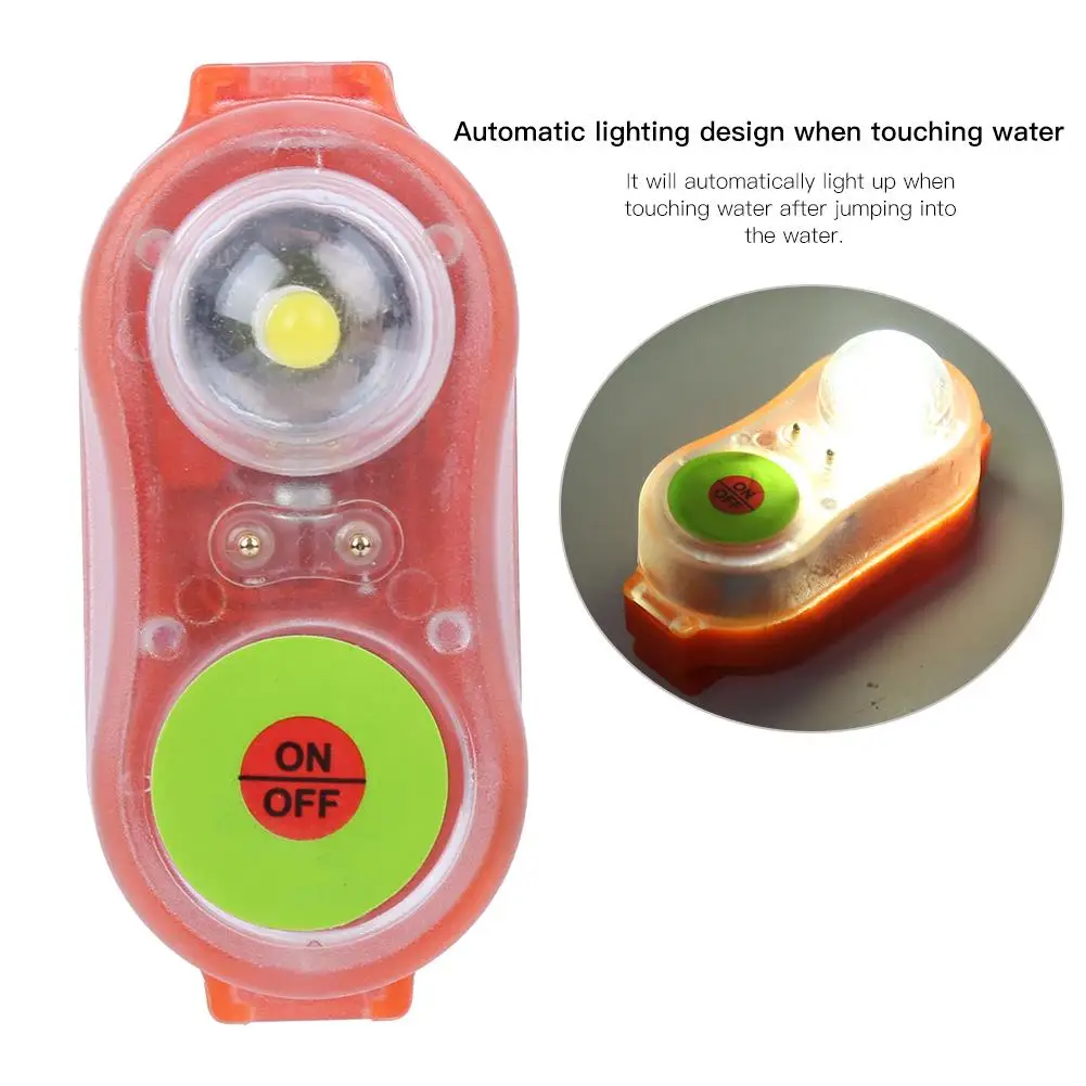 LED Surfing Life Jacket with Lithium Battery - Seawater Resistant Self-Lighting Vest for  and Visibility
