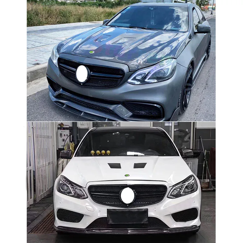 Enging Hood E Class W212  in Carbon Fiber AMG style 14-16 For Mercedes Benz