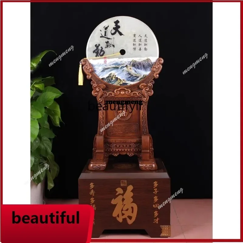 N  Large Jade Safety Knot Floor Ornaments Housewarming Living Room Decoration Hall TV Cabinet Entrance Opening Gift