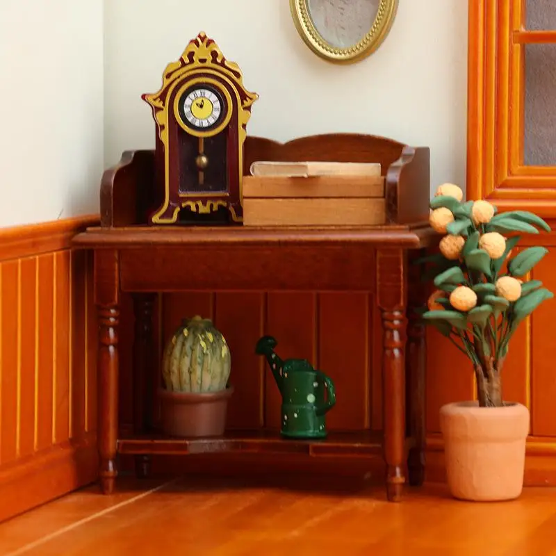 1:12 Dollhouse Miniature Dressing Table Desk Table Furniture Home Model Decor Toy Doll House Accessories