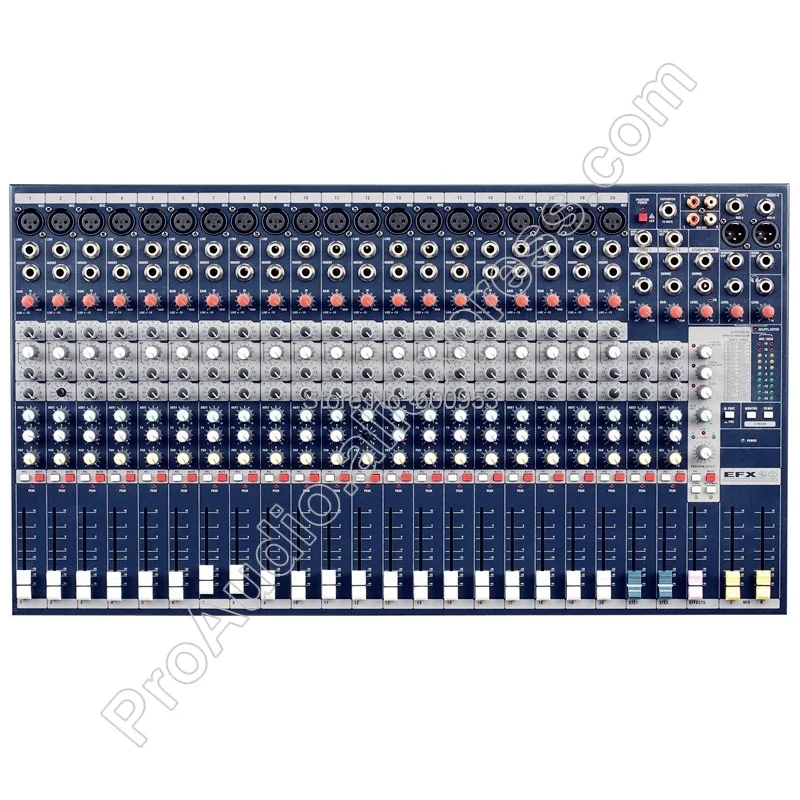 

Профессиональный 20-канальный микрофон для караоке EFX20, микшер, 48 В, звуковая микшерная консоль