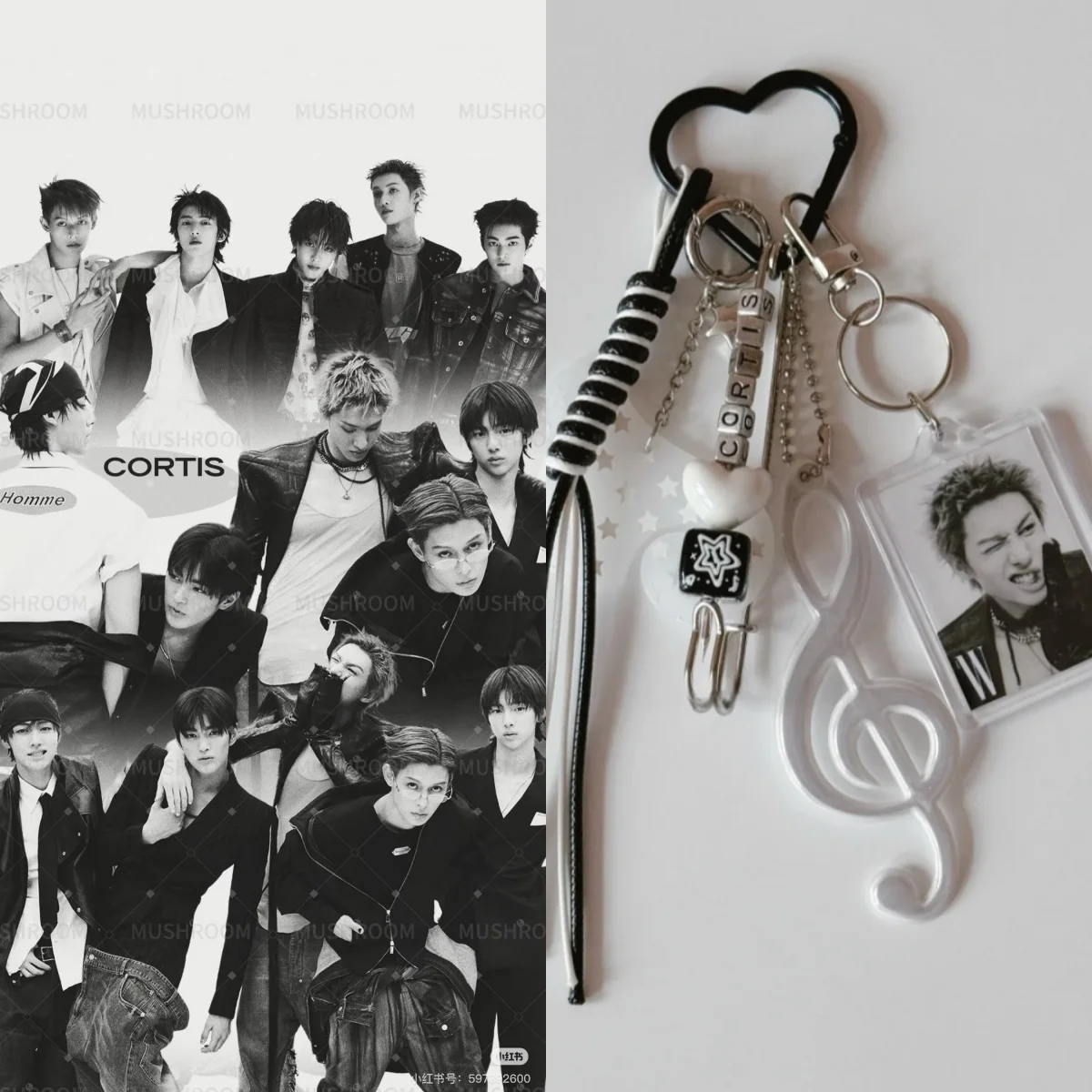 

Kpop Hot New Boy Group CORTIS Bag Pendant MARTIN JAMES JUHOON SEONGHYEON KEONHO Homemade Keychain Acrylic Hanging Ornaments