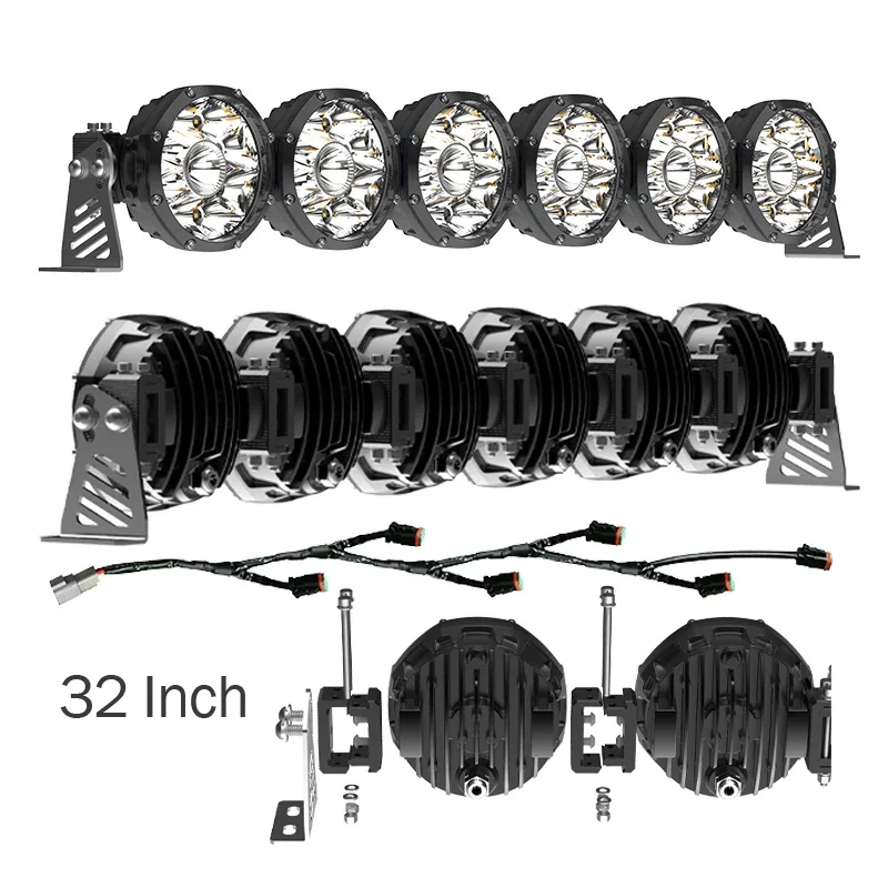 

4x4 kc Pro6 4x4 UTV 12V 24V 32 Inch Led Light Bar