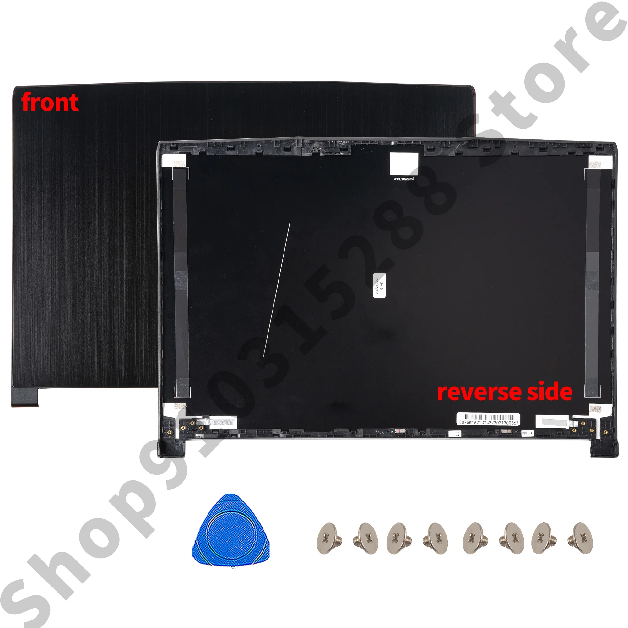 New Parts For GF63 MS-16R116R3 WF65 LCD Back Cover/Front Bezel/Hinges/HingeCover Bottom Case Top Back Case Screen