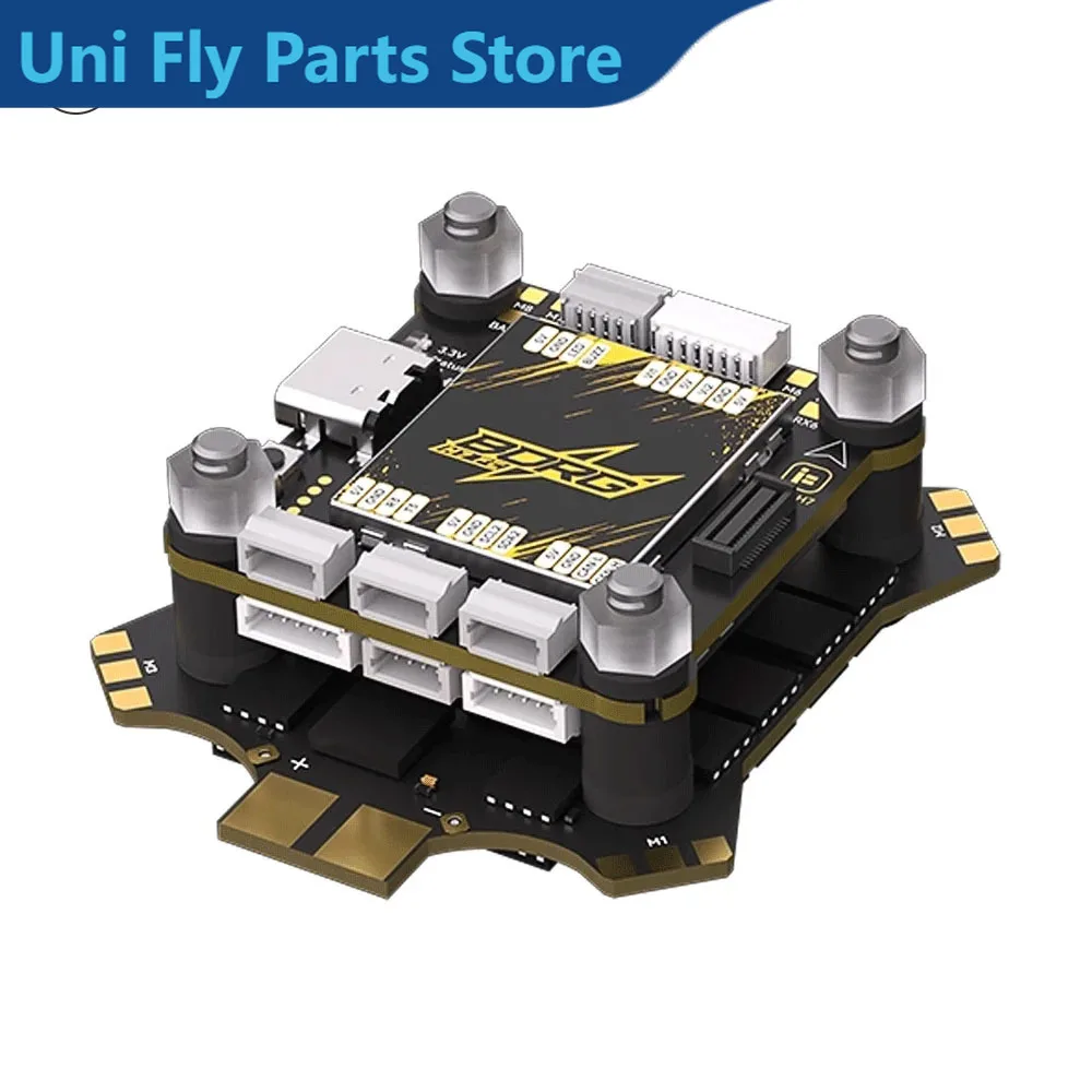 UniFlyIFlight Borg H7 Stack F722 Flight Controller With Borg 60A ESC 4-6S Mount Pattern: 30.5*30.5φ4 For RC FPV Parts