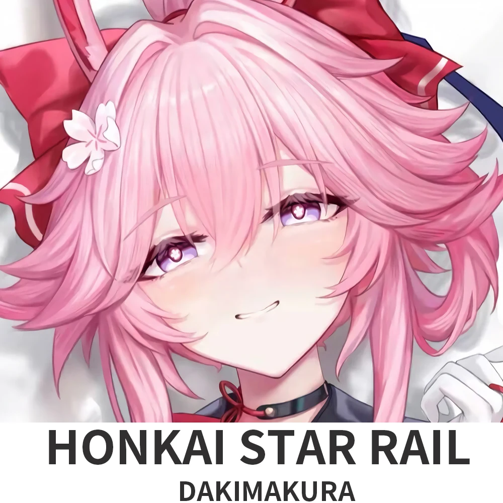 Honkai Star Rail Dakimakura 2WAY Hugging Body Pillow Case Anime Evanescia Pillow Cushion Cover Xmas Gifts