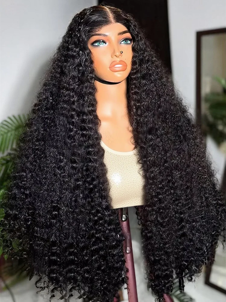 

46-дюймовые вьющиеся парики из человеческих волос 13x6 HD, кружевные фронтальные парики, глубокие волны, бесклеевые парики, человеческие волосы, кружевные передние парики для женщин, одежда и выпуск