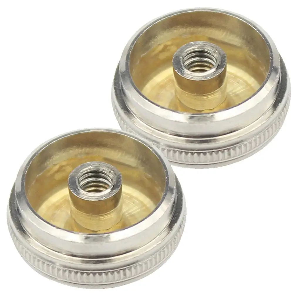 

2pcs Flute Screw Cap Copper Flute Head Crown End Cap End Crown Repair Parts for Woodwind Accessories Lightweight Portable