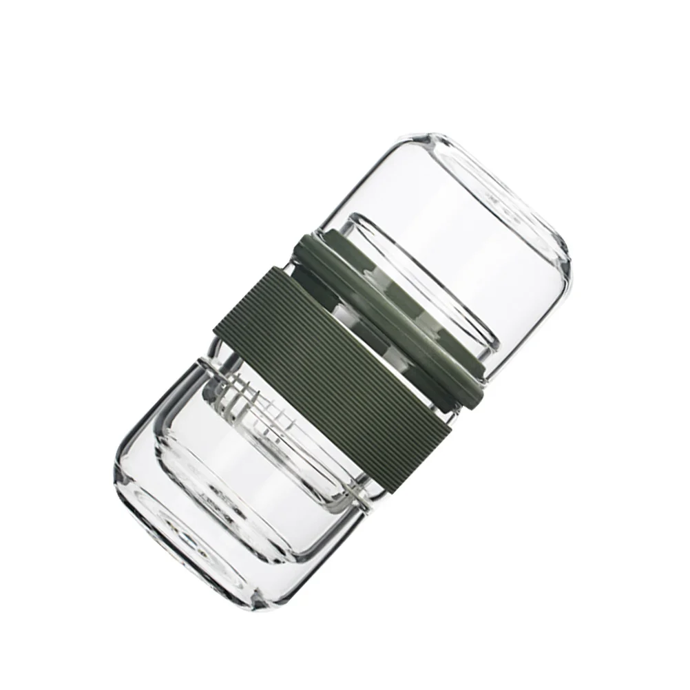 

1Pcs Portable Glass Cup Multi Purpose Teapot Kung Fu Tea Set Heat Resistant Chic Shape Travel Home Office Gift Portable Teapot
