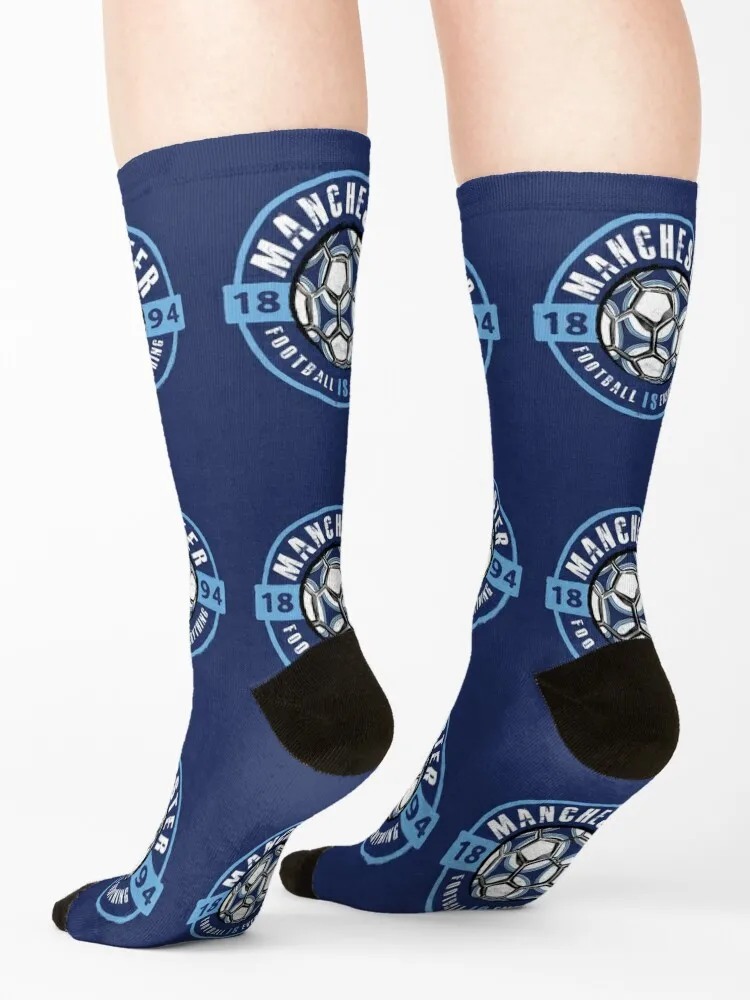 Football Is Everything - City of Manchester Fan Vintage Socks custom sports cartoon Boy Child Socks Women's