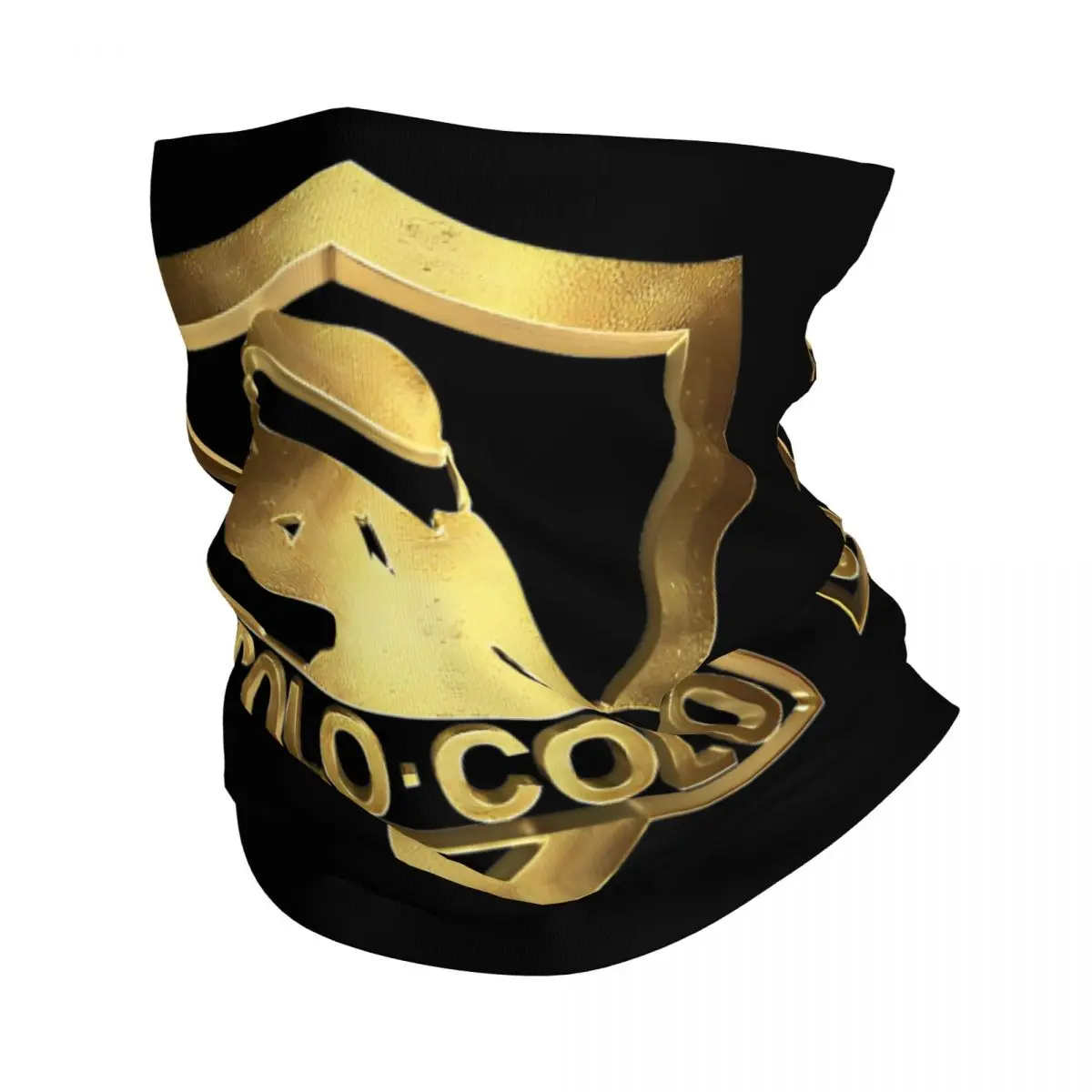 Golden Football Colo Soccer Merch Bandana Neck Cover Mask Scarf Summer Rider Balaclava for Men Women All Season