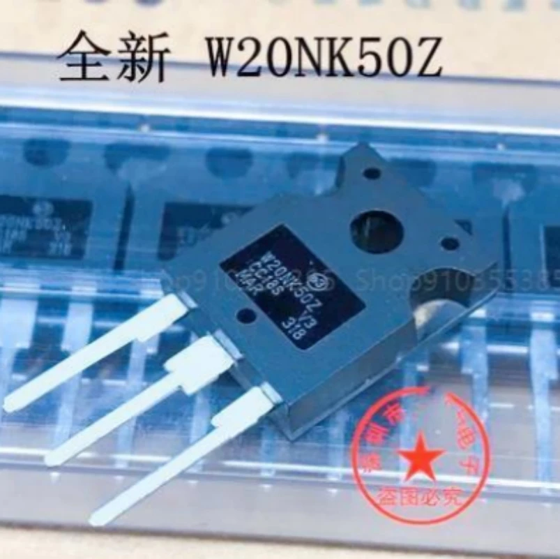 10pcs New W20NK50Z TO247 High power MOS FET power supply tube