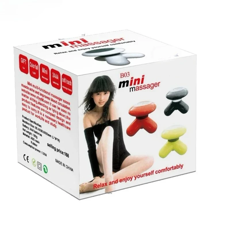 

Портативный мини-электрический ручной вибромассажер с USB-зарядкой для расслабления всего тела: шеи, талии, спины, плеч