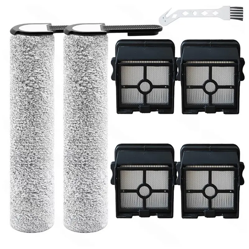 

Запасные части и аксессуары для пылесоса Laresar M3: основная щетка, роликовый фильтр, сменные фильтры для влажной и сухой уборки.