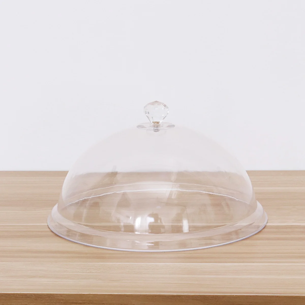 

Transparent Food Cover Acrylic Circle Design Portable Effective Fly Ant Protection 21.5cm Small Food Cover