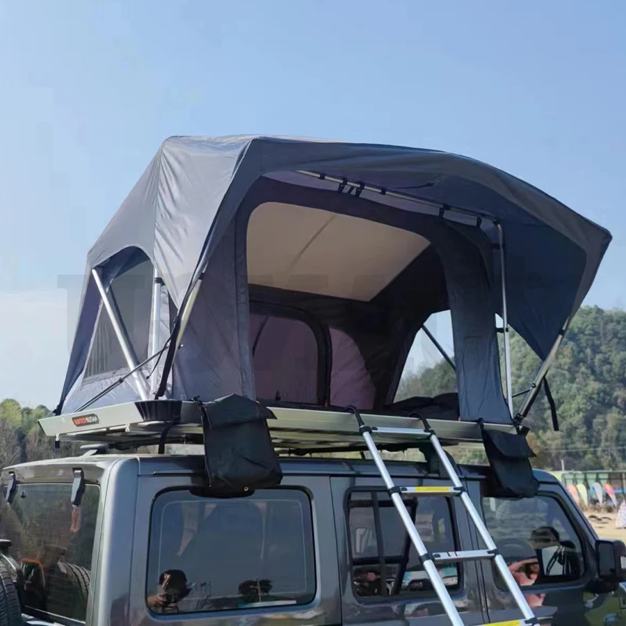 

2 Kinds Of Size Car Roof Top Tent Aluminum Shell Camping Tent For Sales With The Model Mot 1000 Custom