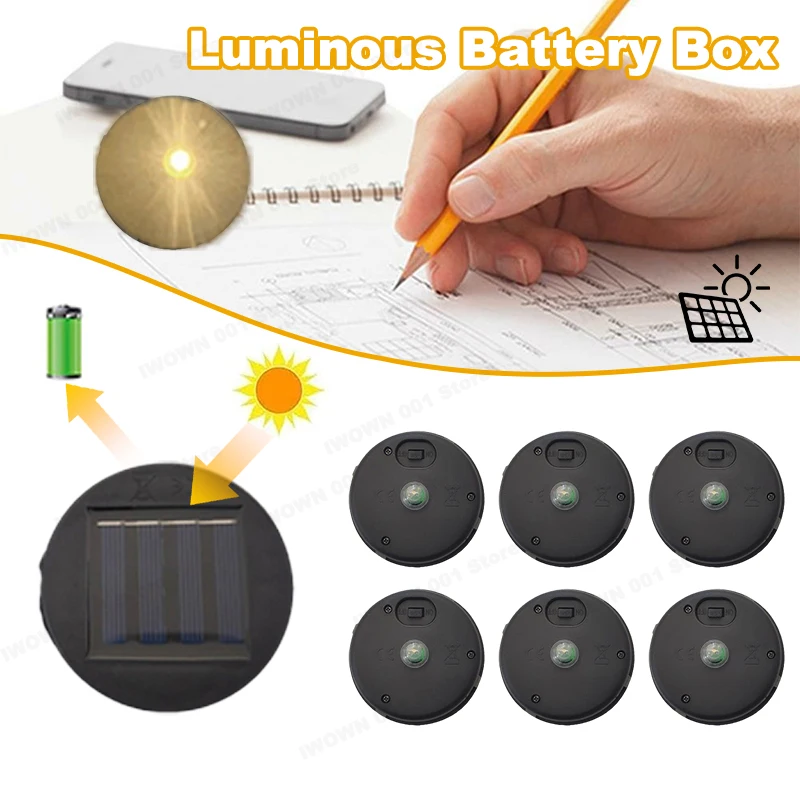 

Solar Lights Replacement Top Solar Panel Lantern IP65 Waterproof Lid Lights Replacement 1.2 V 300 MAh For Switch Lamp Reding