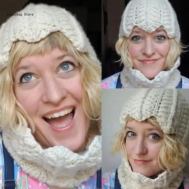 

Egg Funny Balaclava Egg Beanie Eggshell Hat Skullies Knit Beanie
