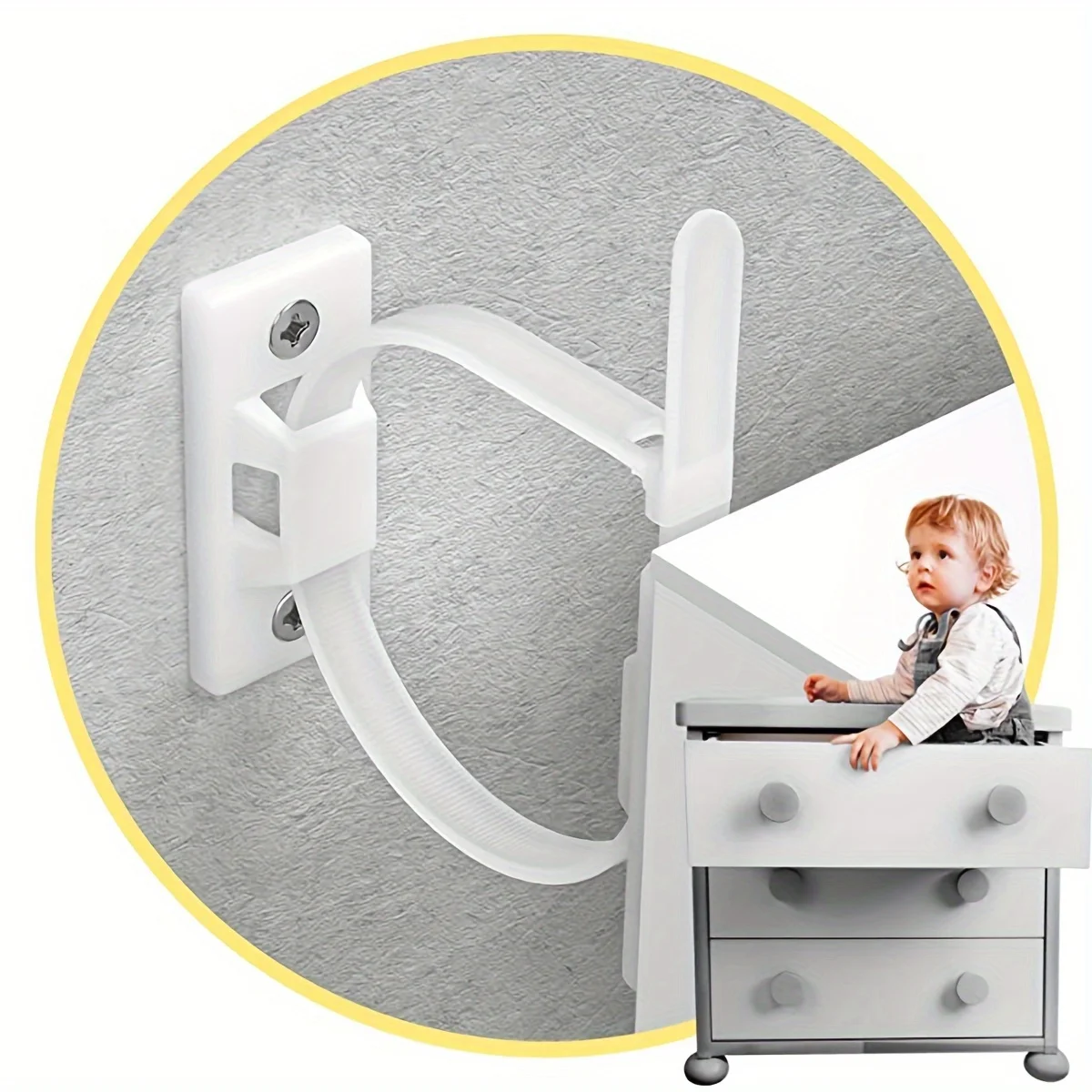 Youngsters protection Anti-tip furniture anti-reverse tape wardrobe furniture anti-reverse cabinet wall anchor