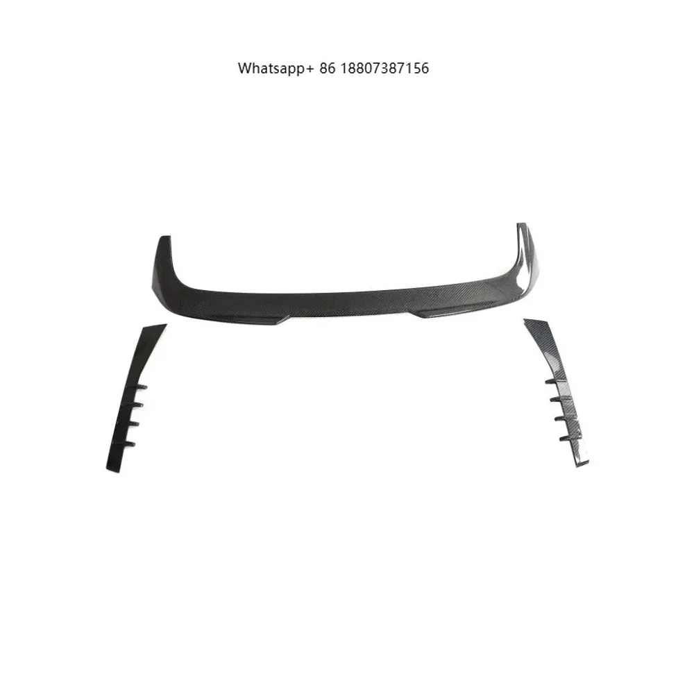 

Carbon Fiber Rear Window Roof Spoiler Wing Lip for M3 G81 2021-23 M3 G81 SQ Style Carbon Fiber Roof Spoiler
