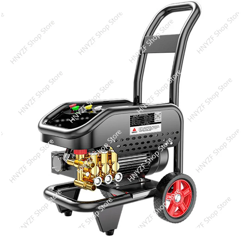 Ultra-high pressure car washing machine commercial 220V high-power car wash shop cleaning machine brush car water gun