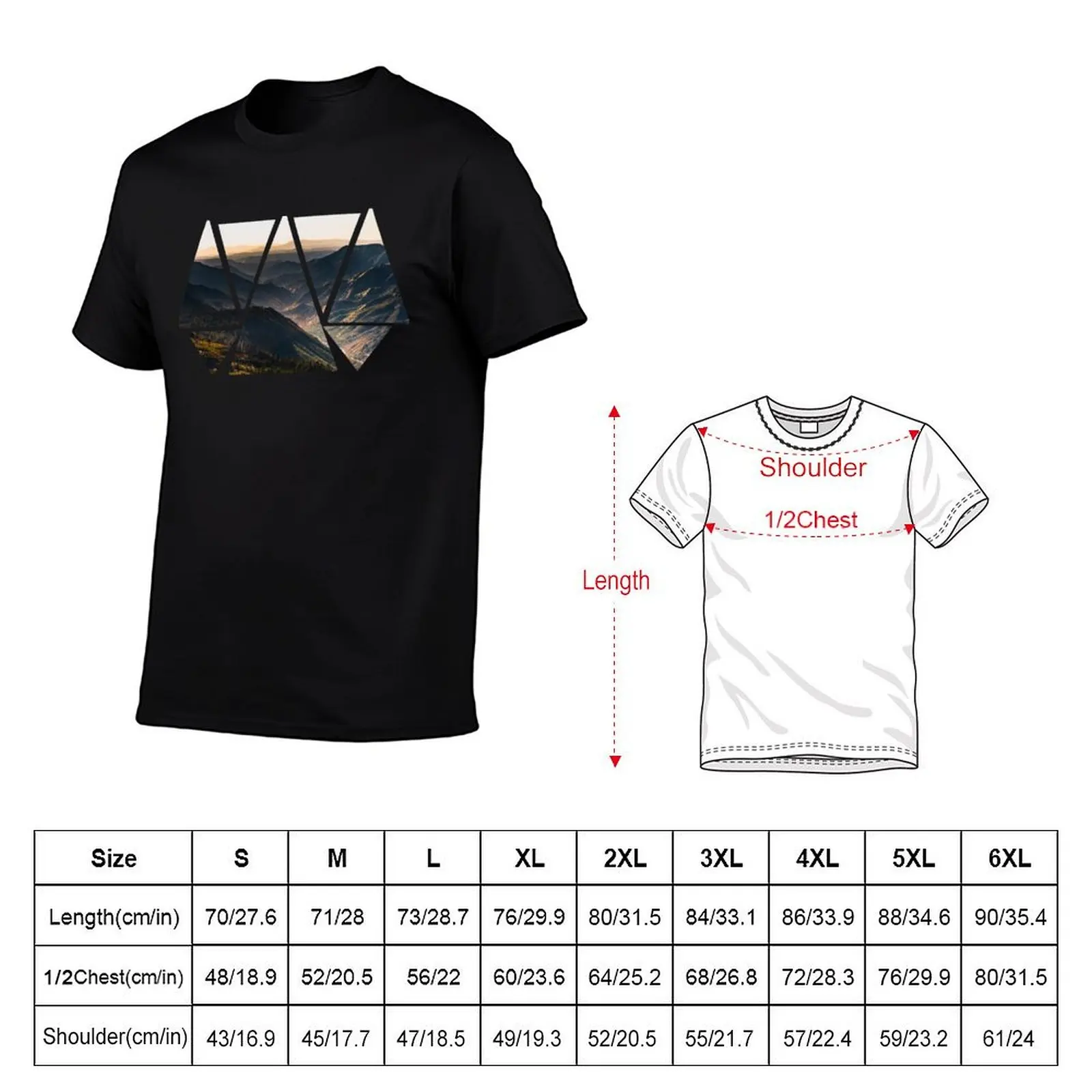 Yosemite National Park Sunset Mountains T-Shirt t shirts designer t shirts for man cotton t shirts for man graphic tees T-Shirt