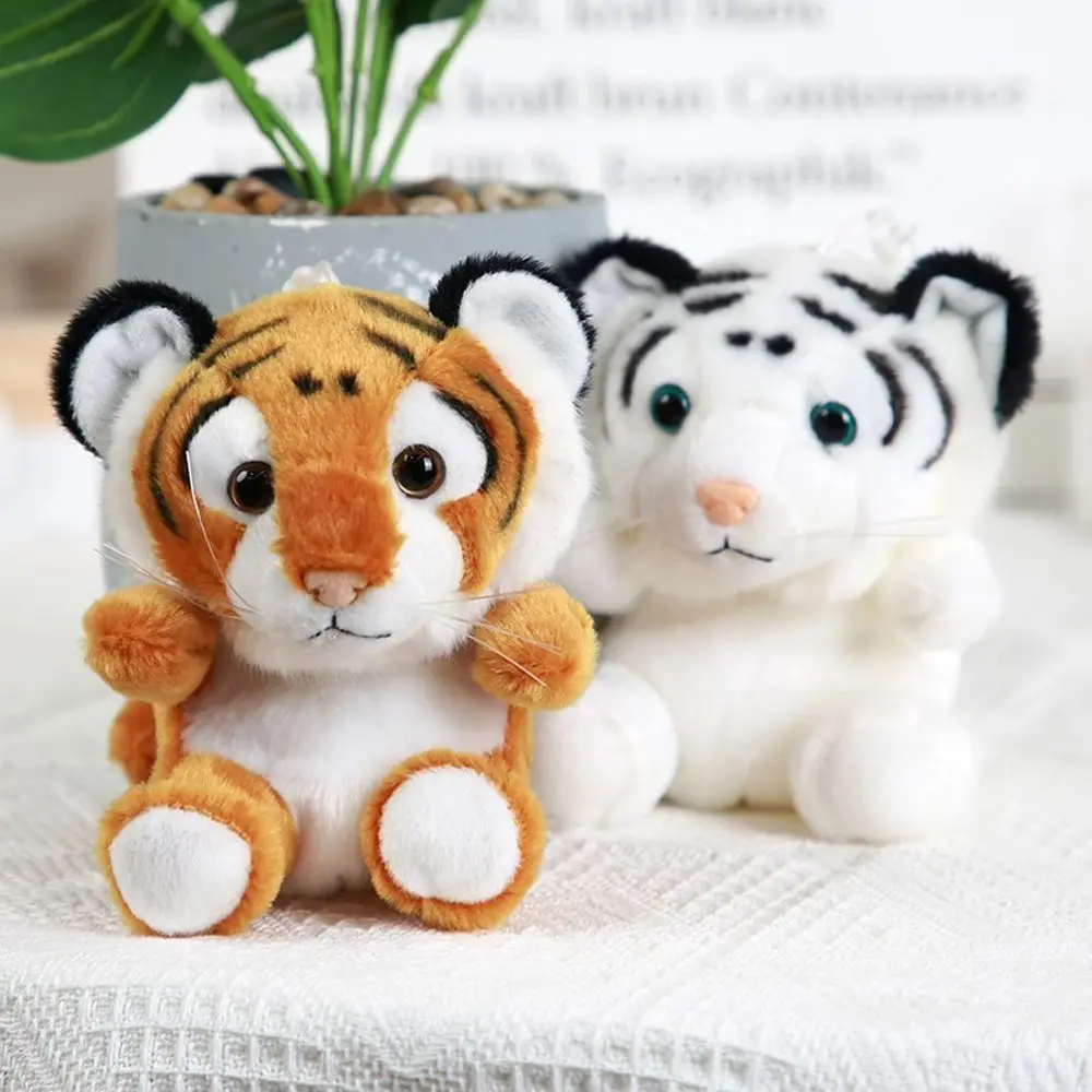 

Little Tiger Children Plush Cartoon Design Women Key Chain Chinese Style Pendant Car Key Ring Ornaments Cute Animal Coin Purse