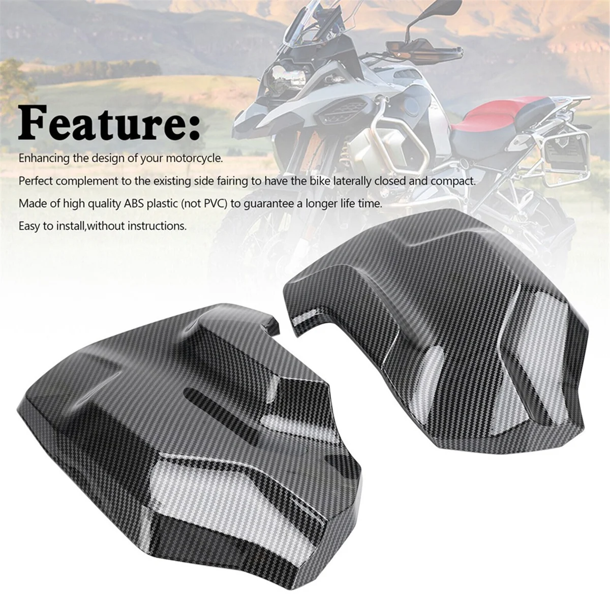 

Radiator Frame Cover Motorcycle Front Radiator Guard Side Panel Fairing for BMW R1250GS Adventure 2018-2023