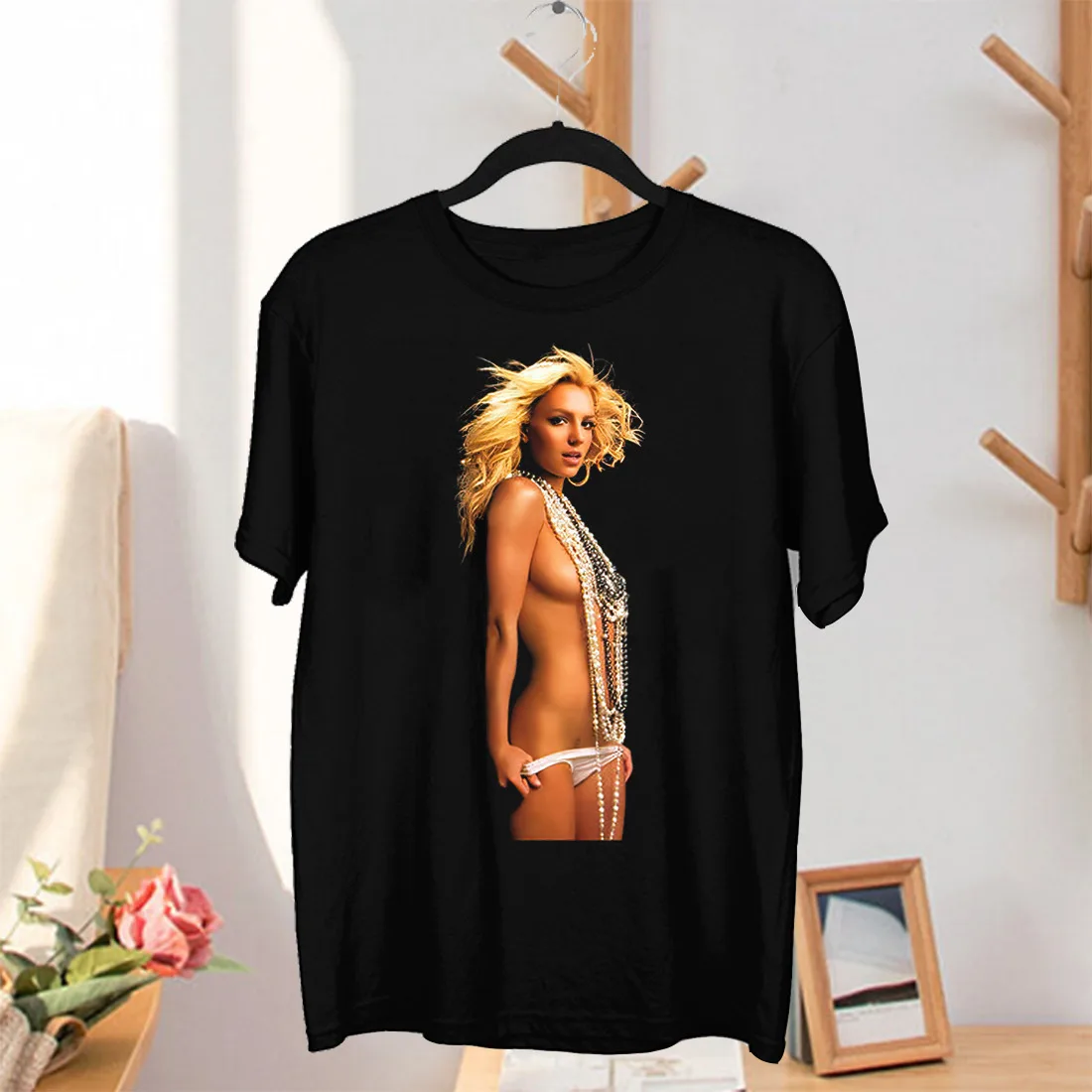 Britney Spears Sexy Beautiful Black T Size S M L 234XL M002