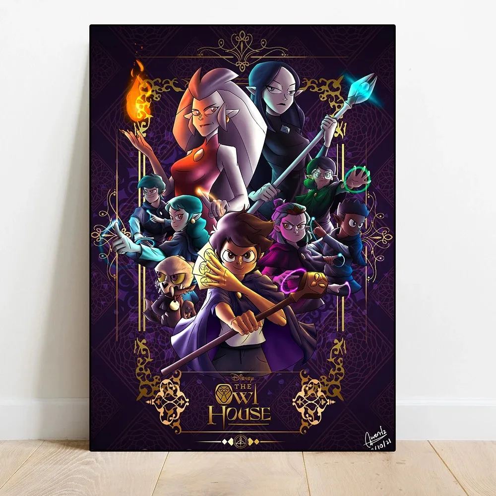 The Owl House Disney Classic Movie Wall Art Decor Poster & Print Figure Canvas Painting Artwork For Living Room Home Decoration