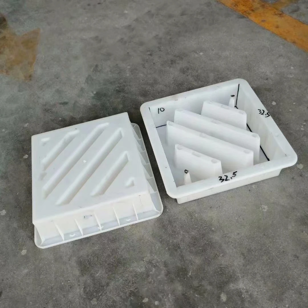 10*10*10cm Hollow Brick Plastic Double Hole Cement Mold Decorative Wall Slope Protection Building Partition Art Hollow Brick