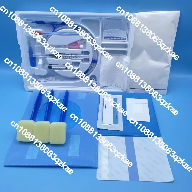 Disposable central venous catheter kit with single lumen, double lumen, and triple lumen