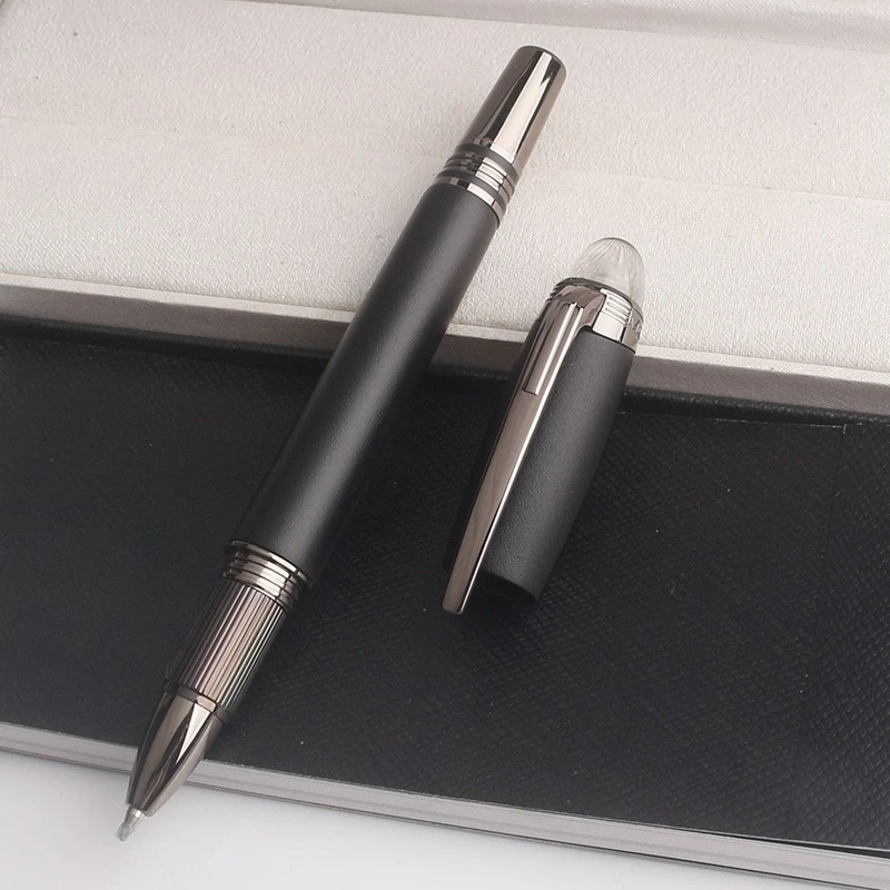 

High Quality Limited Edition Matte Black Cap Space MB Exploration Planet Metal Signature Rollerball Ballpoint Fountain Pens