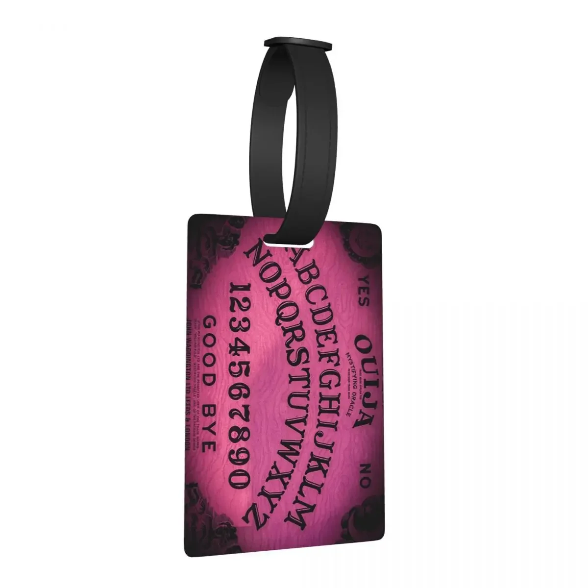 Pink Ouija Board Luggage Tags Suitcase Accessories Travel Cute Baggage Boarding Tag Label Holder ID Name Address