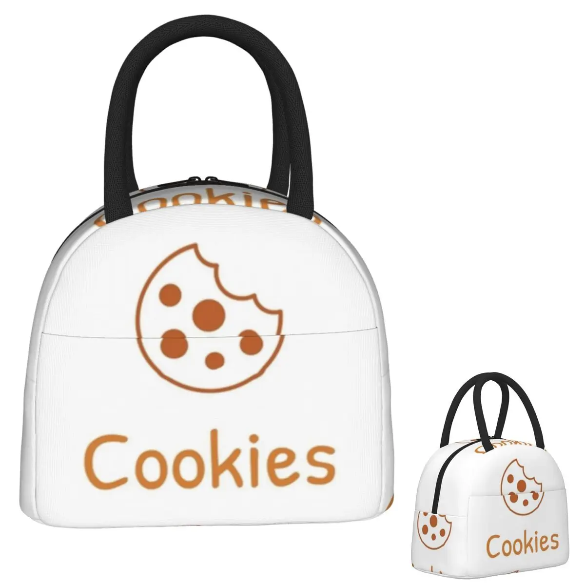 

Cookies Insulated Lunch Bag for Women Children Portable Food Boxes Thermal Lunch Box Tote