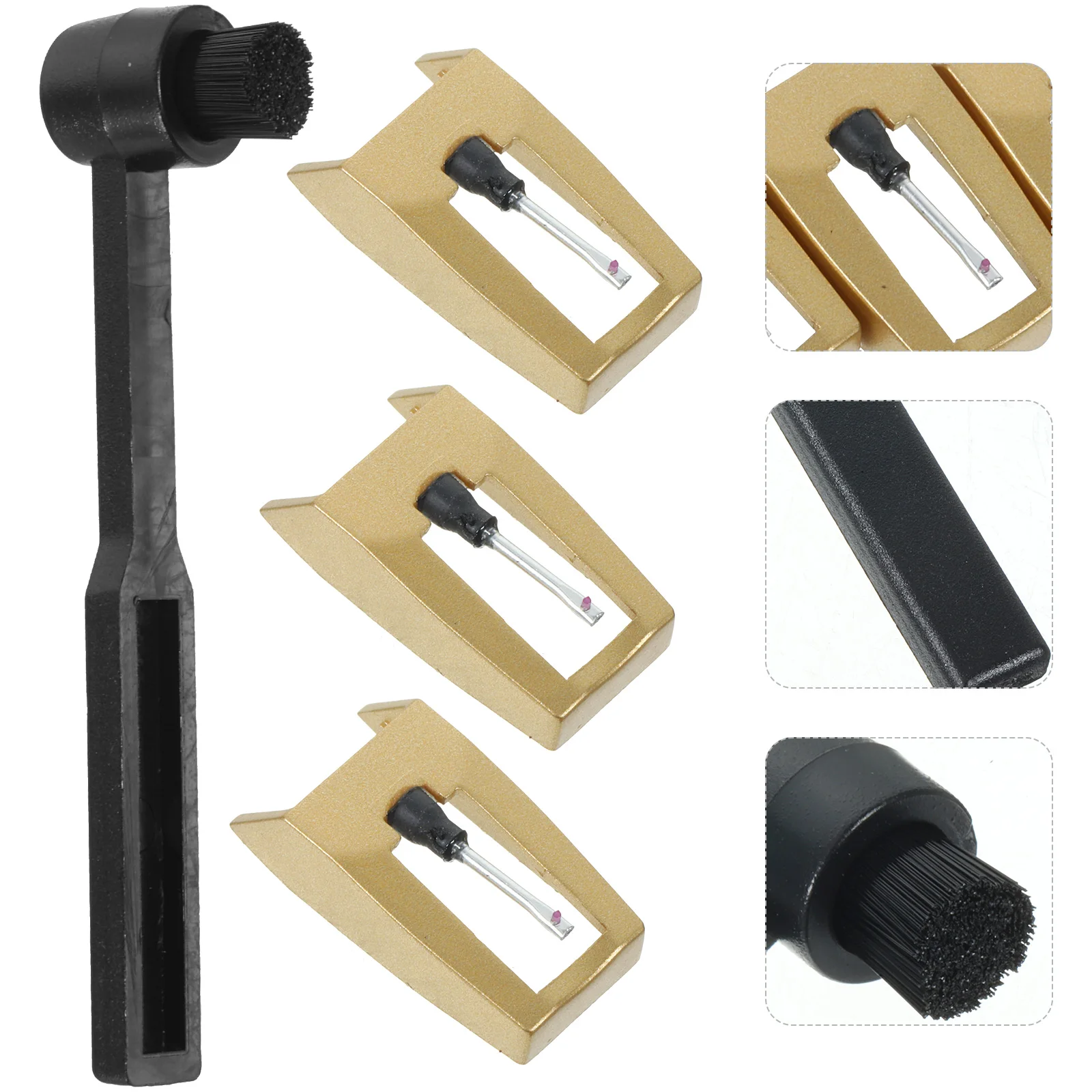 

Stylus Cartridge Vinyl Record Player Needle Replacement Spare Needles for Turntable Accessories Component Oval