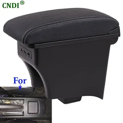 For Volkswagen POLO Armrest Box For VW Polo AMEO Car Armrest Storage Box Car Accessories USB LED Retrofit Interior Details